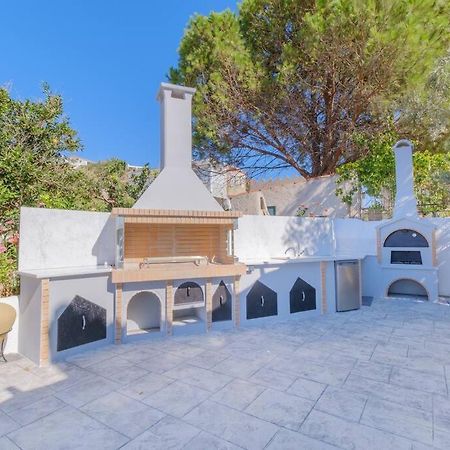 Lefkathia Beach Villa - Gated Beach-Front Private Villa At Lefkathia Beach, Chios! Volissos Dış mekan fotoğraf